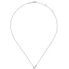 Clearance Gabriel & Co. 925 Sterling Silver Cultured Pearl and Diamond Pendant Necklace