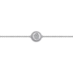 Outlet Gabriel & Co. Sterling Silver Diamond Bujukan Hand Of God Bracelet