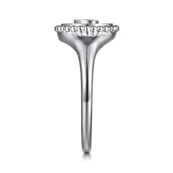 New Gabriel & Co. 925 Sterling Silver Diamond Bujukan LOVE Medallion Ladies Ring