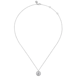 Discount Gabriel & Co. 925 Sterling Silver Diamond Bujukan Initial J Necklace