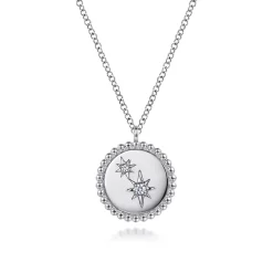 Online Gabriel & Co. 925 Sterling Silver Diamond Star PendantNecklace