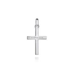 Sale Gabriel & Co. 925 Sterling Silver Faceted Cross Pendant