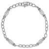 Outlet Gabriel & Co. Sterling Silver Filigree Station Chain Bracelet