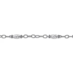 Outlet Gabriel & Co. Sterling Silver Filigree Station Chain Bracelet