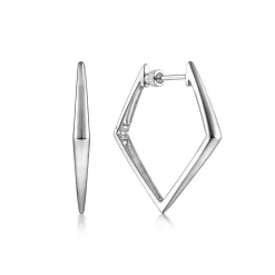 Outlet Gabriel & Co. 925 Sterling Silver Geometric Classic Hoop Earrings