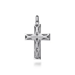 Best Gabriel & Co. 925 Sterling Silver Geometric Cross Pendant