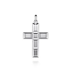 Best Gabriel & Co. 925 Sterling Silver Geometric Cross Pendant