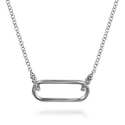 Outlet Gabriel & Co. 925 Sterling Silver Link Pendant Necklace