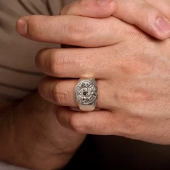 Best Gabriel & Co. 925 Sterling Silver Lion Head Ring in High Polished Finish
