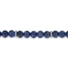 Hot Gabriel & Co. 925 Sterling Silver 6mm Sodalite Beaded Bracelet