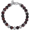 Clearance Gabriel & Co. 925 Sterling Silver 8mm Tiger Eye Faceted Bead Bracelet