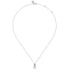 Outlet Gabriel & Co. 925 Sterling Silver Mother of Pearl and Blue Topaz Pendant Necklace