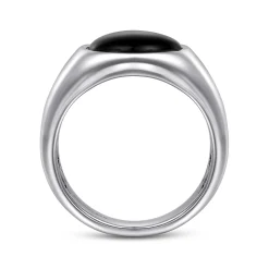 Discount Gabriel & Co. 925 Sterling Silver Onyx Signet Ring
