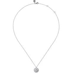 Outlet Gabriel & Co. 925 Sterling Silver Paw Print Pendant Necklace-Bujukan