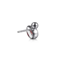 Discount Gabriel & Co. 925 Sterling Silver Pear Garnet Bujukan Stud Earrings