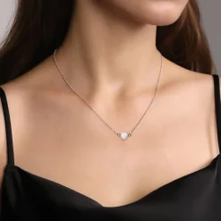 Sale Gabriel & Co. 925 Sterling Silver Pearl Bujukan Fashion Necklace