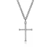 Clearance Gabriel & Co. 925 Sterling Silver Rope Cross Pendant