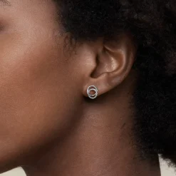 Hot Gabriel & Co. 925 Sterling Silver Rope Stud Earrings