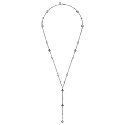 Online Gabriel & Co. 925 Sterling Silver Round Beads Necklace