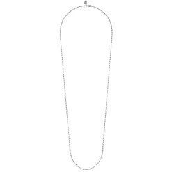 Gabriel & Co. 925 Sterling Silver Solid Paper Clip Chain Necklace