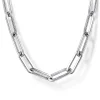 New Gabriel & Co. 925 Sterling Silver Solid Paper Clip Chain Necklace