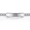 Outlet Gabriel & Co. 925 Sterling Silver Solid Round Box Chain ID Bracelet