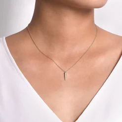 Outlet Gabriel & Co. 925 Sterling Silver Spike Pendant Necklace