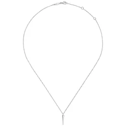 Outlet Gabriel & Co. 925 Sterling Silver Spike Pendant Necklace