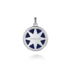 Online Gabriel & Co. 925 Sterling Silver Star of David Lapis Pendant