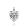 Clearance Gabriel & Co. 925 Sterling Silver St. Michael Dog Tag Pendant