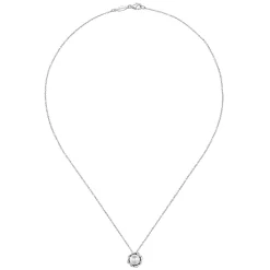 Online Gabriel & Co. 925 Sterling Silver Swirling Cultured Pearl Pendant Necklace