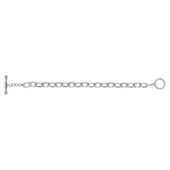 Best Gabriel & Co. Sterling Silver Textured Link Toggle Bracelet
