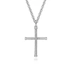 Hot Gabriel & Co. 925 Sterling Silver Twisted Rope Cross Pendant