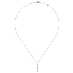 Best Gabriel & Co. 925 Sterling Silver Vertical Bar Bujukan bead Necklace