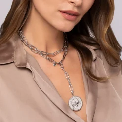 Online Gabriel & Co. 925 Sterling Silver Y Chain Necklace