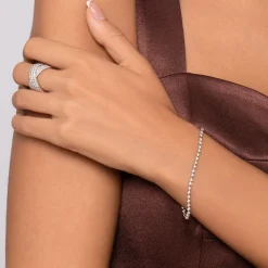 Discount Gabriel & Co. Tennis Bracelet 14K White Gold Diamond 1ct