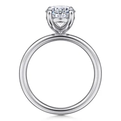 Online Gabriel & Co. Tiana - 14K White Gold Oval Solitaire Diamond Engagement Ring