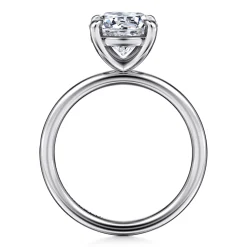 Outlet Gabriel & Co. Tiana - 14K White Gold Round Solitaire Diamond Engagement Ring