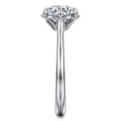 Online Gabriel & Co. Tiona - 14K White Gold Round Diamond Engagement Ring