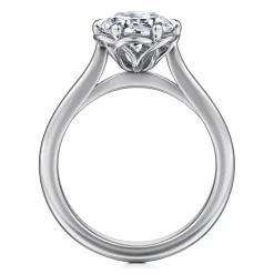 Online Gabriel & Co. Tiona - 14K White Gold Round Diamond Engagement Ring