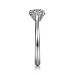 Outlet Gabriel & Co. Tiona - Platinum Round Diamond Solitaire Engagement Ring