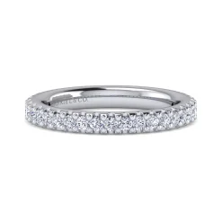 Discount Gabriel & Co. Tula - 14K White Gold Diamond Anniversary Band - 0.65 ct