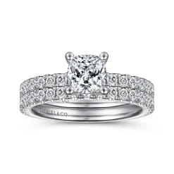 Online Gabriel & Co. Ulani - 14K White Gold Cushion Cut Diamond Engagement Ring