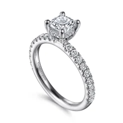 Online Gabriel & Co. Ulani - 14K White Gold Cushion Cut Diamond Engagement Ring