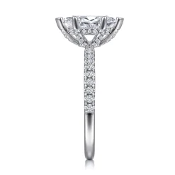 Clearance Gabriel & Co. Ulani - 14K White Gold Marquise Diamond Engagement Ring
