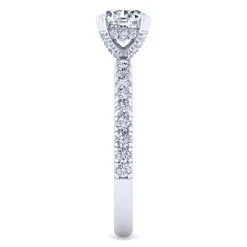 Online Gabriel & Co. Ulani - 14K White Gold Round Diamond Engagement Ring