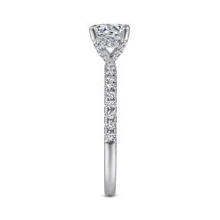 Sale Gabriel & Co. Ulani - 14K White Gold Round Diamond Engagement Ring