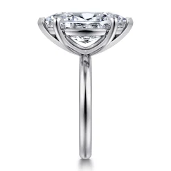 Sale Gabriel & Co. Unite - 14K White Gold Marquise Shape Solitaire Diamond Engagement Ring