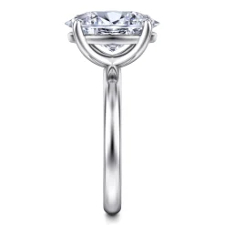 Online Gabriel & Co. Unite - 14K White Gold Oval Solitaire Diamond Engagement Ring