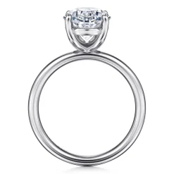 Online Gabriel & Co. Unite - 14K White Gold Oval Solitaire Diamond Engagement Ring